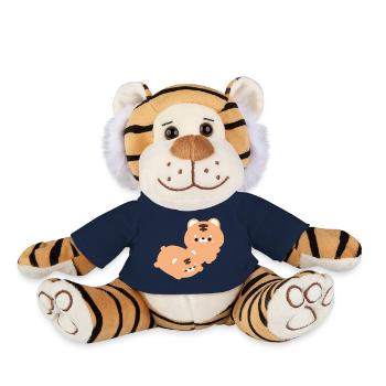 Tiger Couple - Plush Tiger - french navy - Front