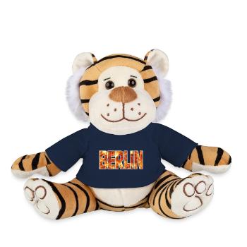 Berlin - Plush Tiger - french navy - Front