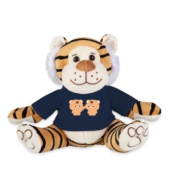 Tiger Couple - Plush Tiger - french navy - Front