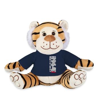 59e anniversaire Original Octobre Année 1964 - Peluche Tigre - bleu marine - Devant