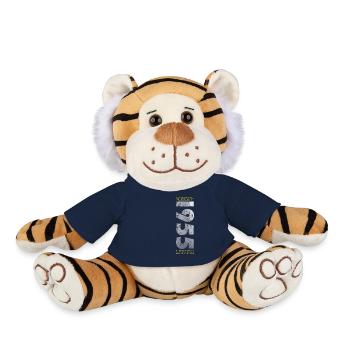70e anniversaire Original août 1955 Né en 1955 - Peluche Tigre - bleu marine - Devant
