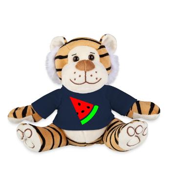 Pastèque - Peluche Tigre - bleu marine - Devant