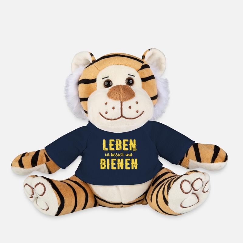 bee - Plush Tiger - french navy