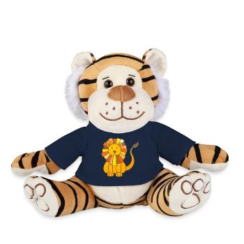 Löwe niedlich Babylöwe Kinder kawaii Kindergarten - Plüschtiger - French Navy - Vorne