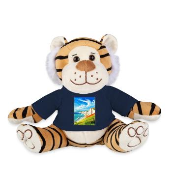 Sept sœurs Sussex Voyage Affiche Souvenir WPA - Peluche Tigre - bleu marine - Devant