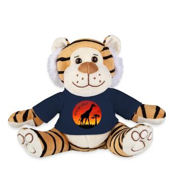 Giraffe 1 - Plush Tiger - french navy - Front