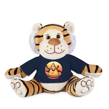Chips de nacho dans un bain de fromage crémeux - Peluche Tigre - bleu marine - Devant