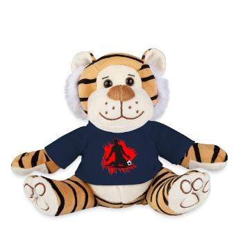Football - Peluche Tigre - bleu marine - Devant