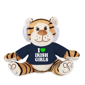 I love irish girls - Plush Tiger - french navy - Front