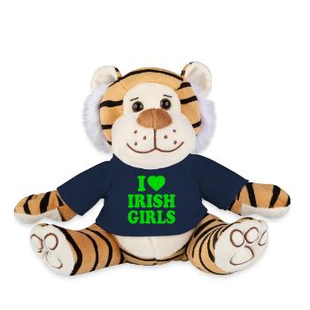 I love irish girls - Plush Tiger - french navy - Front