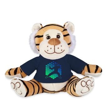 Wushu Martial Arts Men Kungfu Women Kung Fu - Plush Tiger - french navy - Front