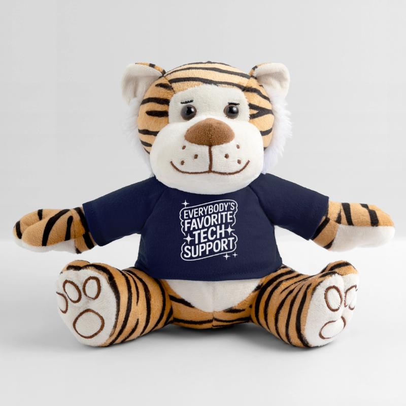 Technical Support Computer Plush Tiger