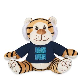 Dresden Germany City 3D Font Skyline - Plush Tiger - french navy - Front