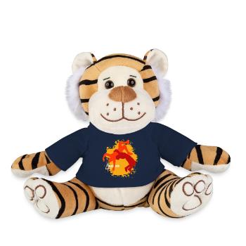 Wrestling Danger - Plush Tiger - french navy - Front