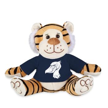 Shoebill Bird Ornithologist Forest I Gift - Plush Tiger - french navy - Front