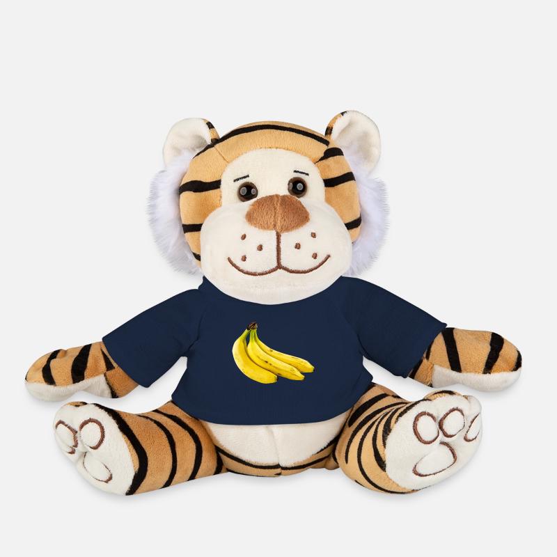 Bananen - Plüschtiger - French Navy