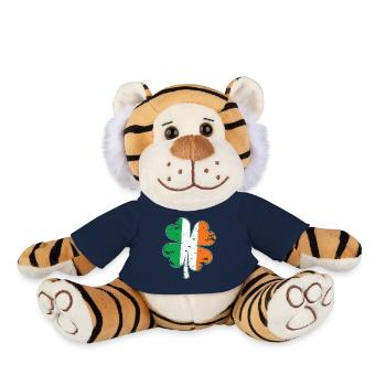 St. Patrick's Day Geschenk Shamrock Irland Flagge Irisch - Plüschtiger - French Navy - Vorne