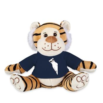 Cool ferret with sunglasses Cute ferret - Plush Tiger - french navy - Front