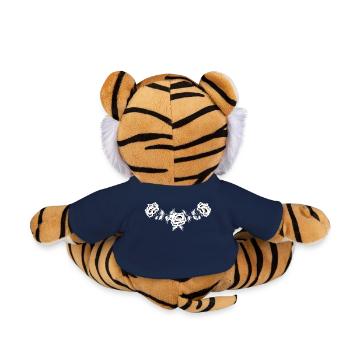 Western Rose - back vintage retro country black - Plush Tiger - french navy - Back