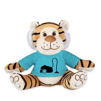 aspirateur - Peluche Tigre - bleu outremer - Devant