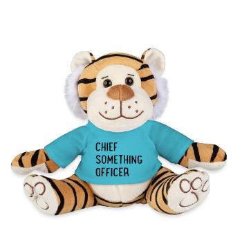 Chief Something Officer - Plüschtiger - Atollblau - Vorne
