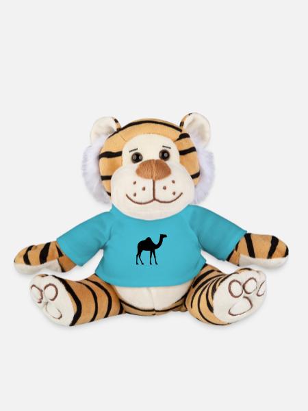 Chameau - Peluche Tigre - bleu outremer