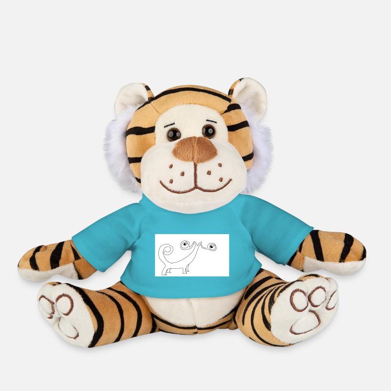 Cuddleweasel - Peluche Tigre - bleu outremer