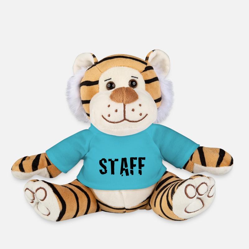 staff - Plush Tiger - atoll blue