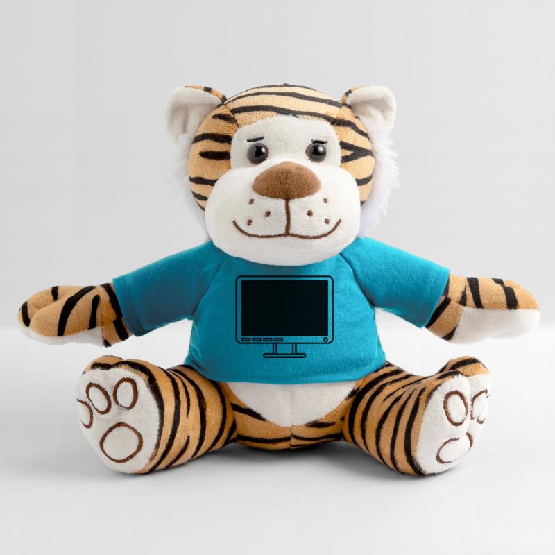 Screen Display Computer Icon Plush Tiger