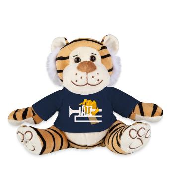 Tshirt Jazz Trumpet - Plush Tiger - french navy - Front