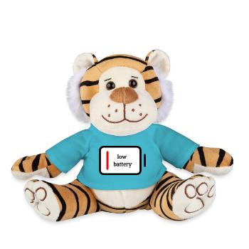 pixlr bg result - Peluche Tigre - bleu outremer - Devant