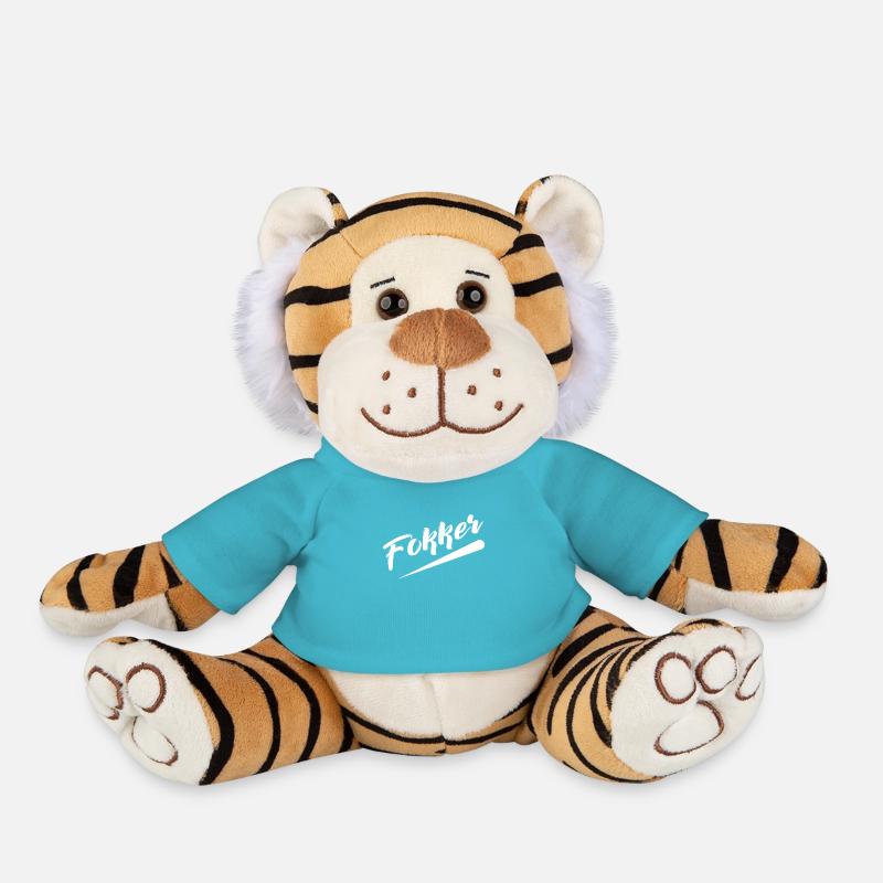 Fokker - Plush Tiger - atoll blue