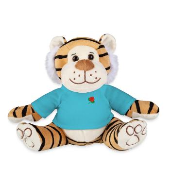 Rose - Plüschtiger - Atollblau - Vorne