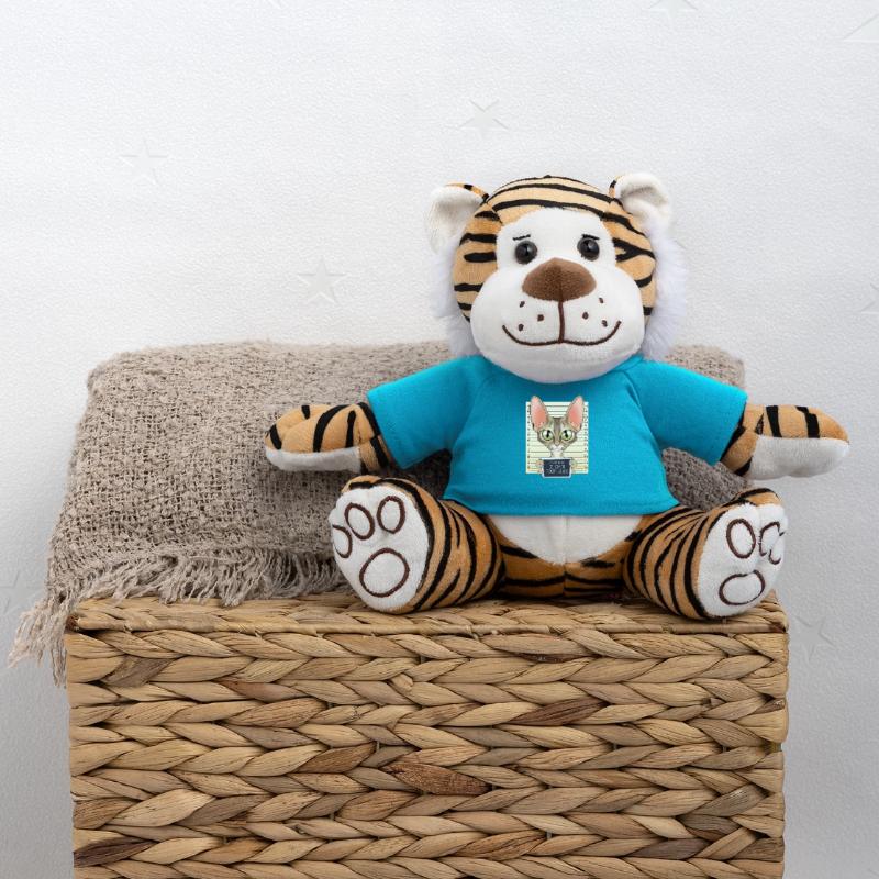 Devon Rex Cat Mom - Dear Mom I Can Explain Plush Tiger