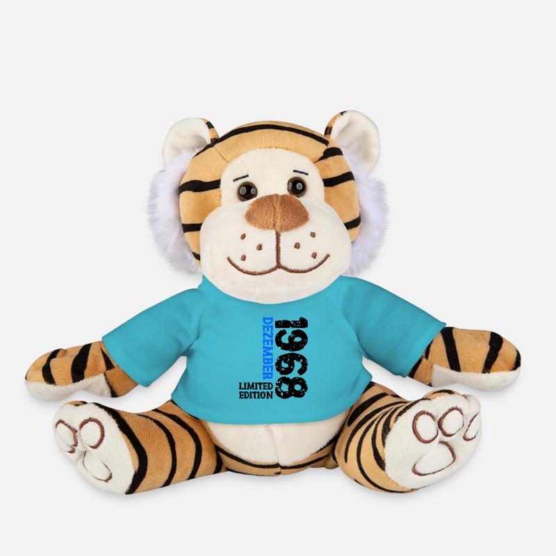 1968 Dezember Limited Edition 55. Geburtstag Deko - Plüschtiger - Atollblau