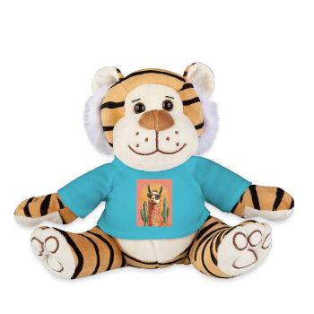 lama - Plush Tiger - atoll blue - Front