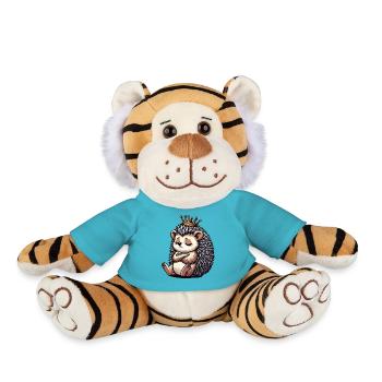 Hedgehog Hedgehog Lover Hedgehog Owner Hedgehog Keeper Stinger - Plush Tiger - atoll blue - Front