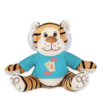 Queen Energy - Plush Tiger - atoll blue - Front