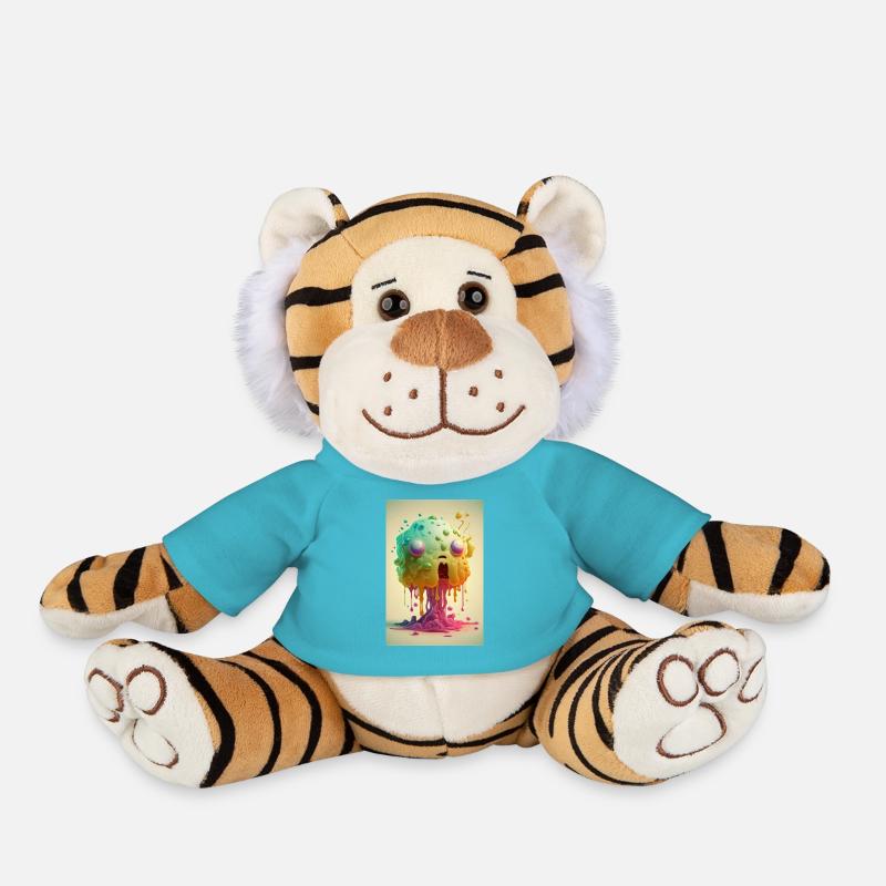 Zombie Frozen - Plush Tiger - atoll blue