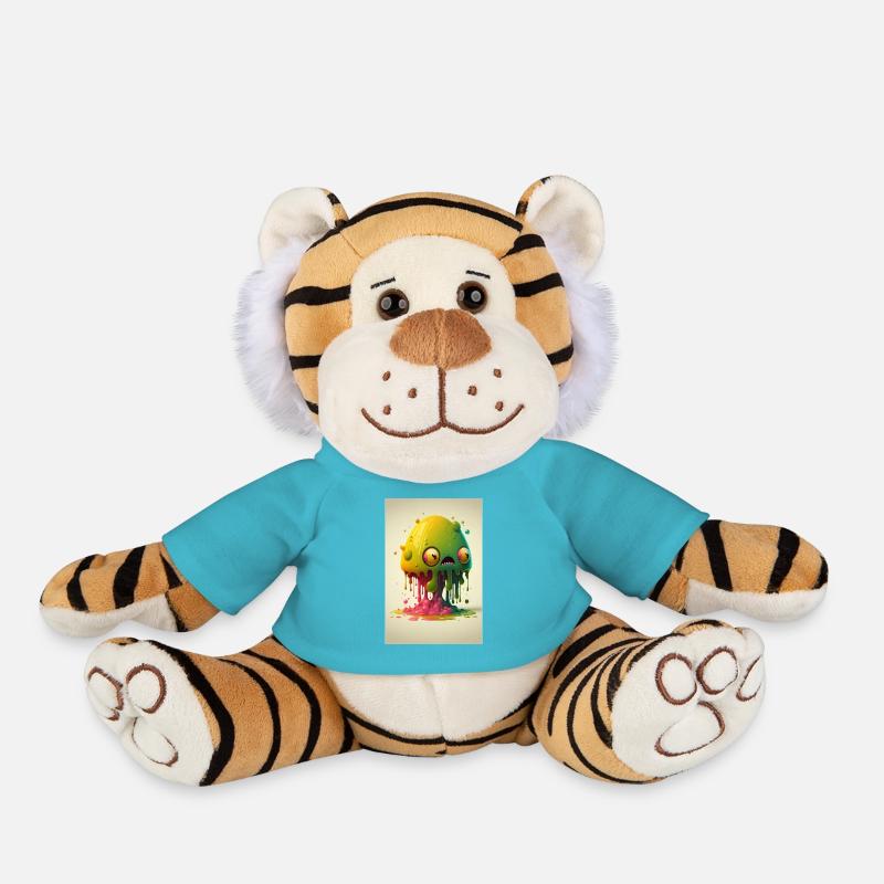 Zombie Gelée - Peluche Tigre - bleu outremer