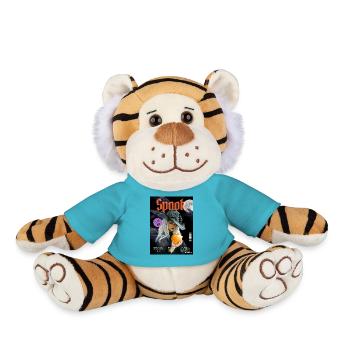 Couverture de magazine SPOOK - Peluche Tigre - bleu outremer - Devant