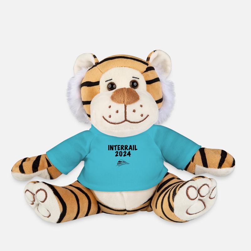 Interrail 24 - Plush Tiger - atoll blue
