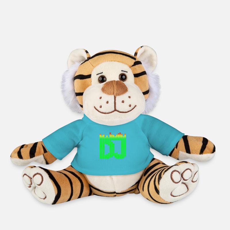 DJ music equalizer - Plush Tiger - atoll blue