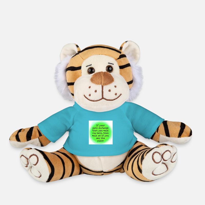 Own Hell - Plush Tiger - atoll blue