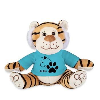 Katzen Club Pfote - Plüschtiger - Atollblau - Vorne