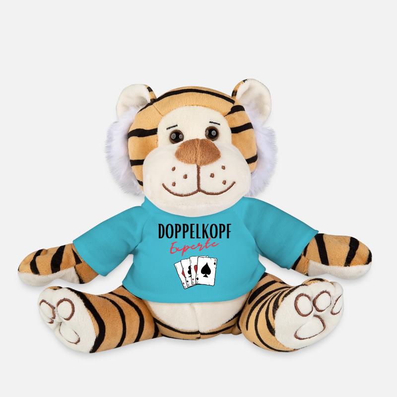 Doppelkopf Expert - Plush Tiger - atoll blue