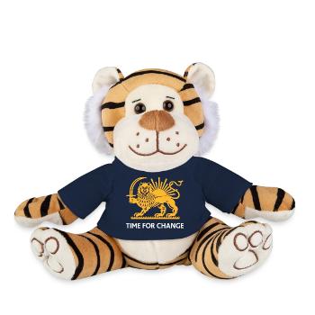 Changement solaire du Lion - Peluche Tigre - bleu marine - Devant