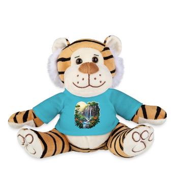 Mystic Falls - Plush Tiger - atoll blue - Front