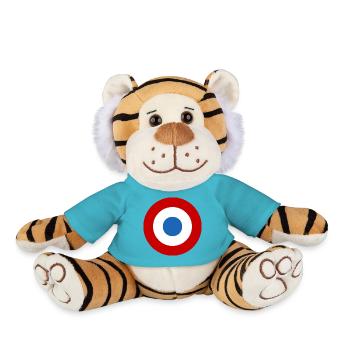 Luftwaffenaufkleber Roundel Frankreich Luftarmée - Plüschtiger - Atollblau - Vorne