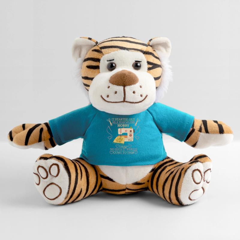 It Started Out As A Harmless Hobby Quilting Plush Tiger